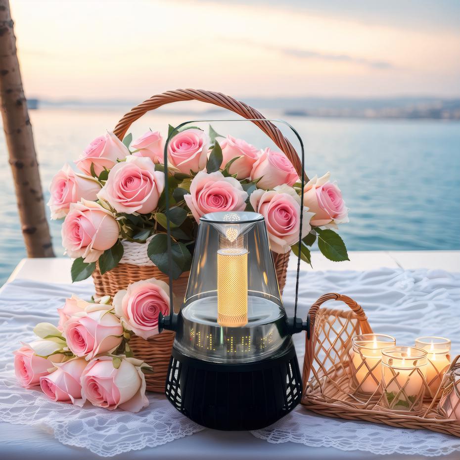 X68 Candle candle speaker with Bluetooth Speaker